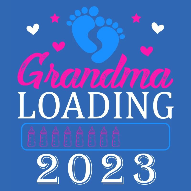 Werdende Oma, Oma loading 2023 Großmutter