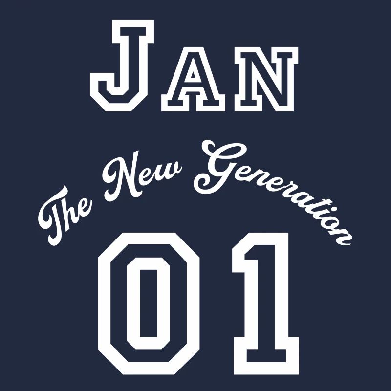 First name Jan - "The New Generation", white
