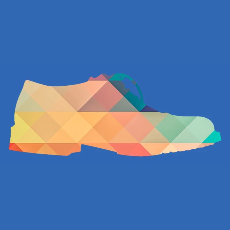 chaussure colorée