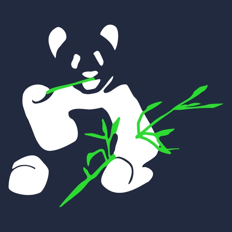 Panda avec bambou