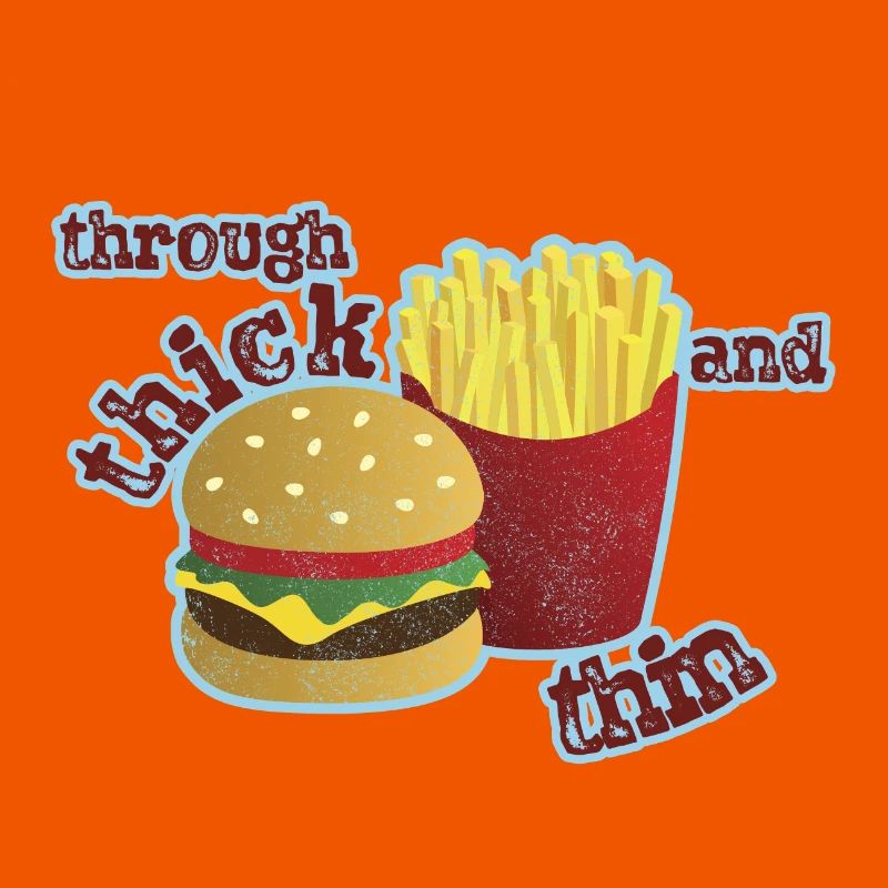 Burger mit Pommes
