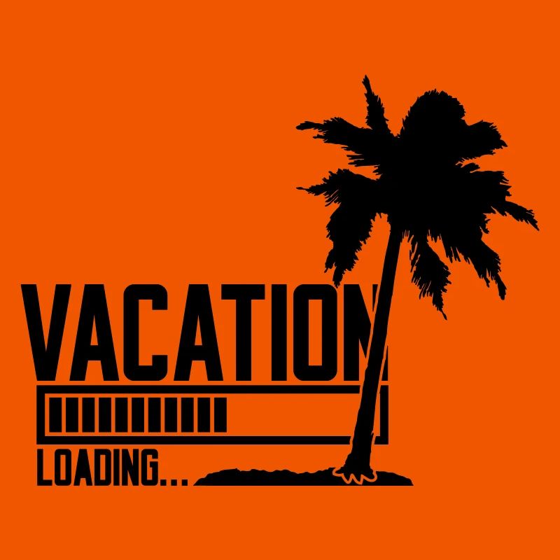 vacation palm sea beach vacation loading ladebalk