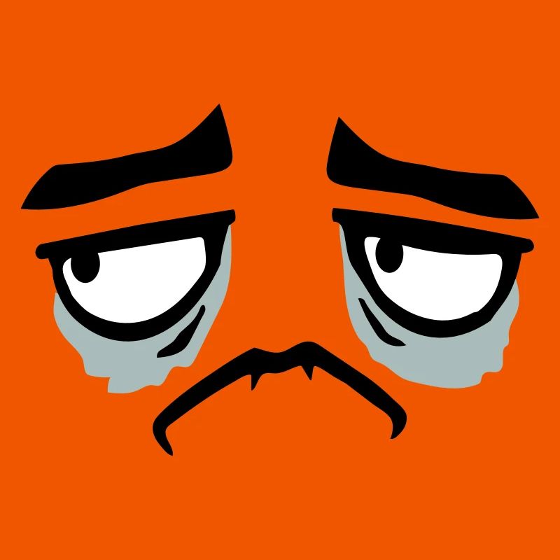 Grumpy sad disappointed face funny