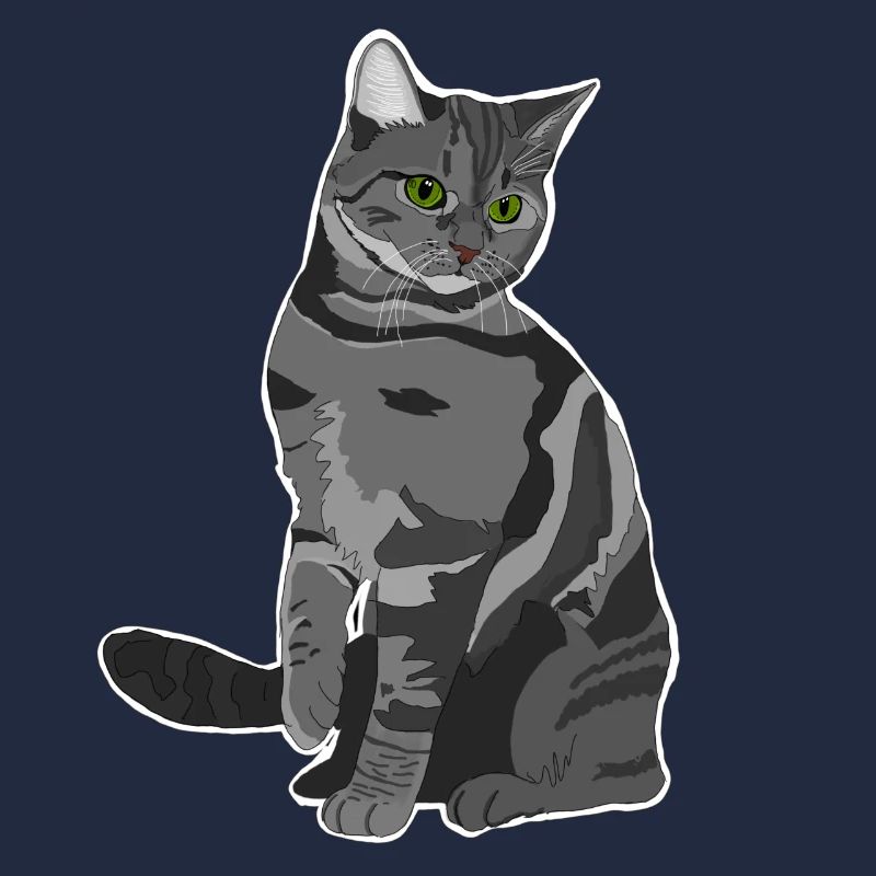 Chat gris