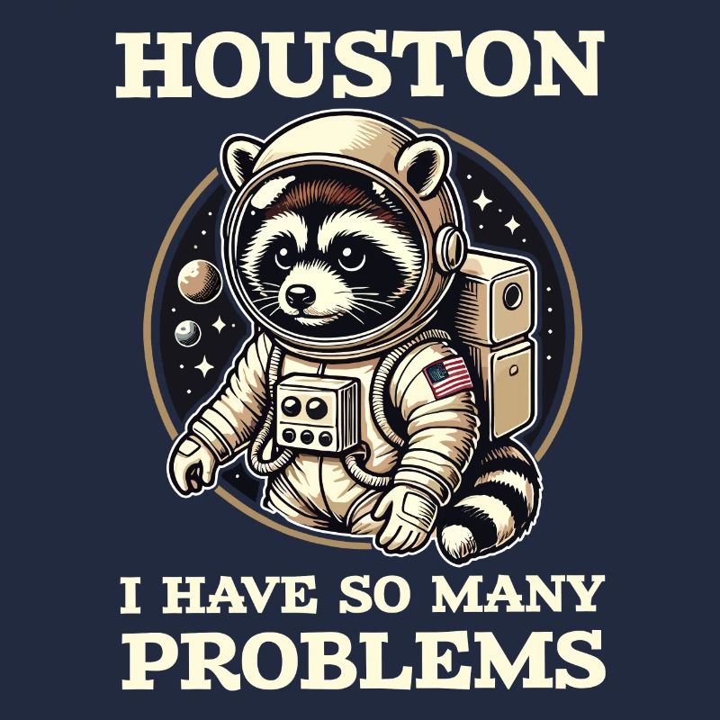 Houston, I have so many problems raccoon