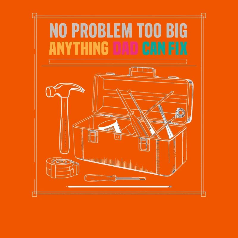 Dad Fix It Toolbox Graphic