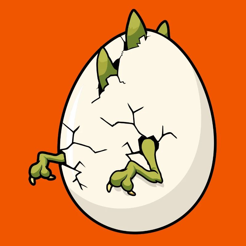Ostern mit gebrochener Eiblüte