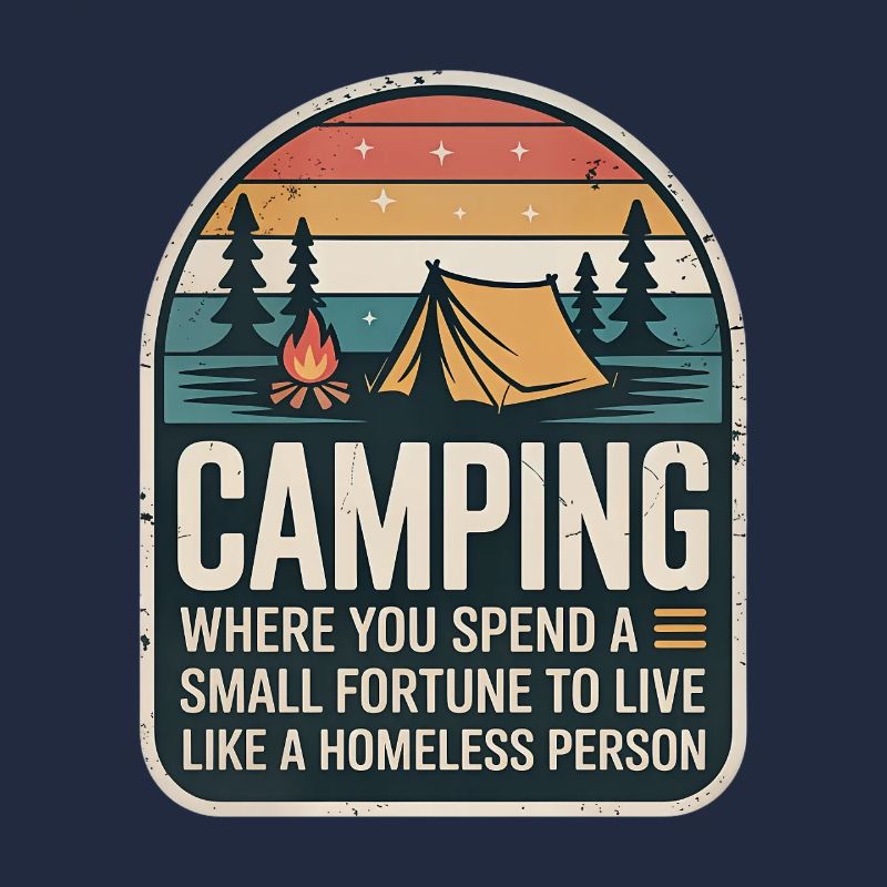 Camping Retro Design