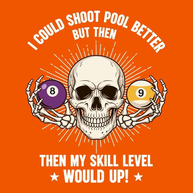 Table de billard de billard Billard Billard Spool Skull