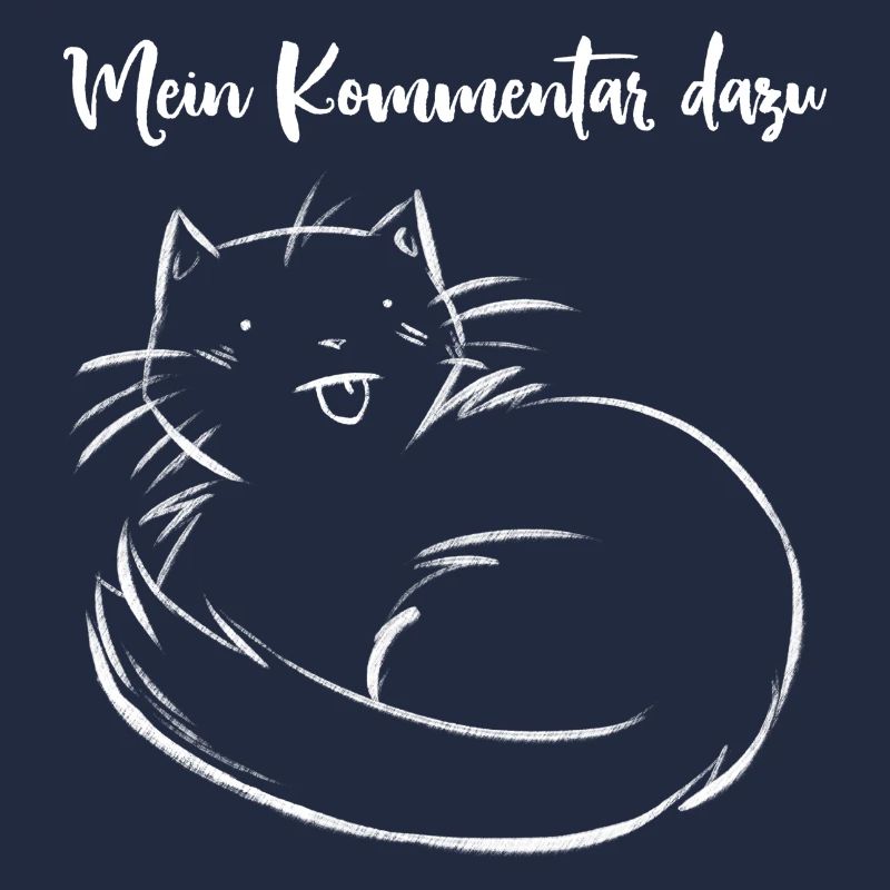 Chat - Mon commentaire - blanc