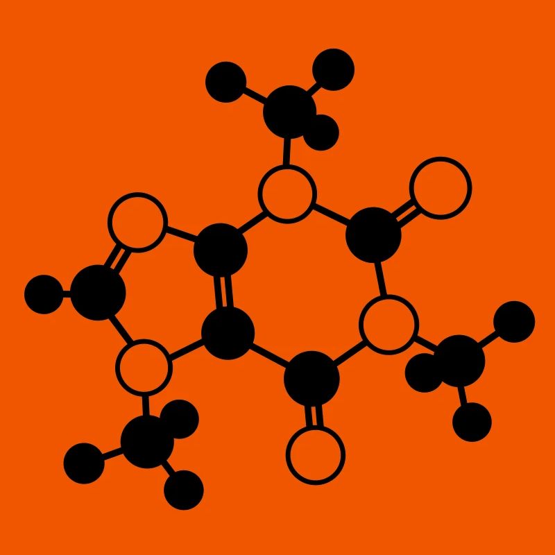 Koffein - Molekül - 1c