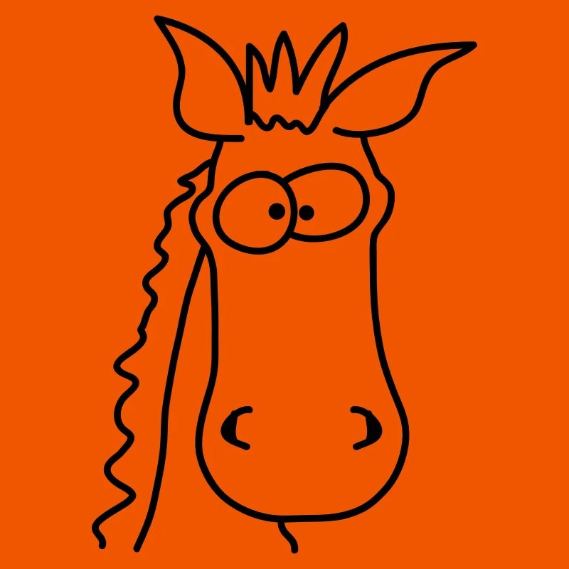 Funny Comic Horse