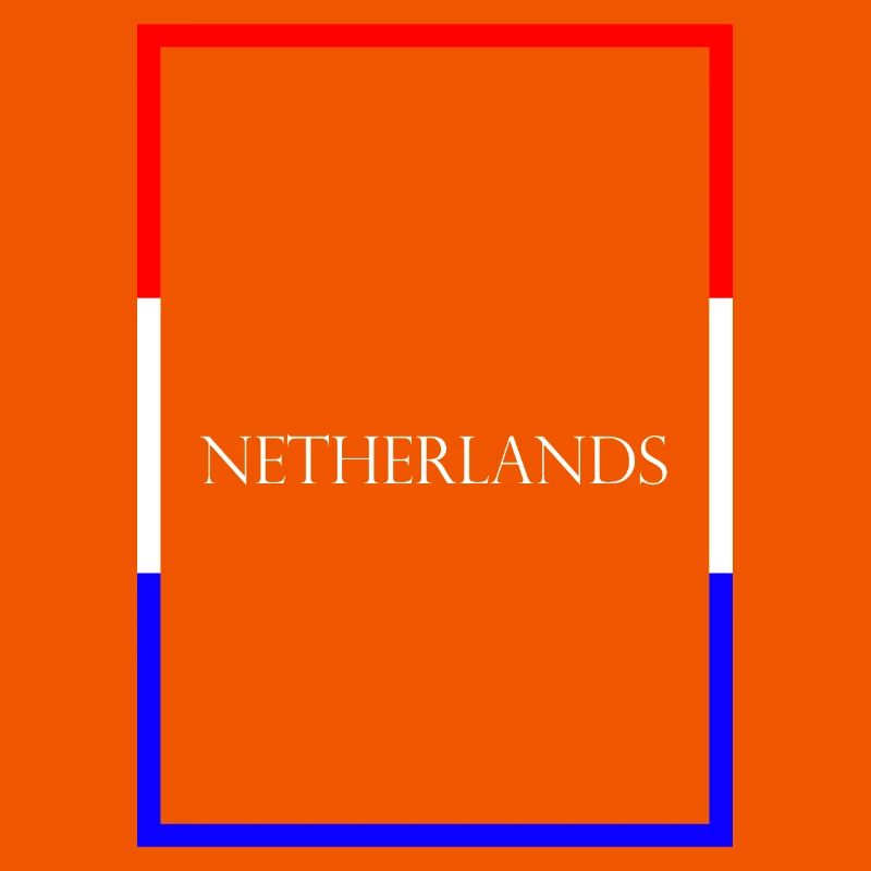 Pays-Bas - Lettrage de déclaration avec drapeau