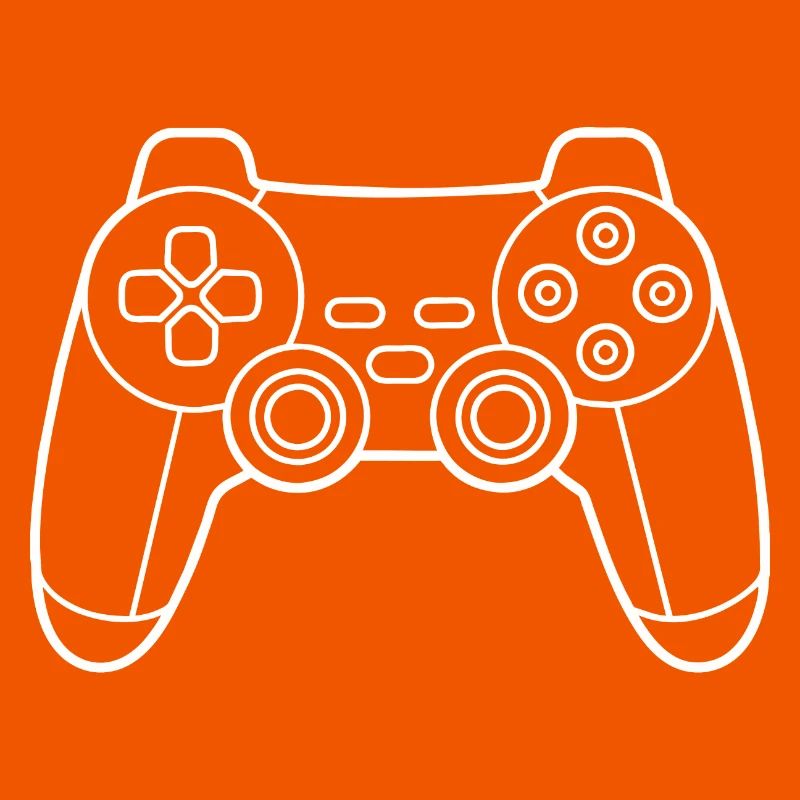 Ein Gamecontroller in weiß