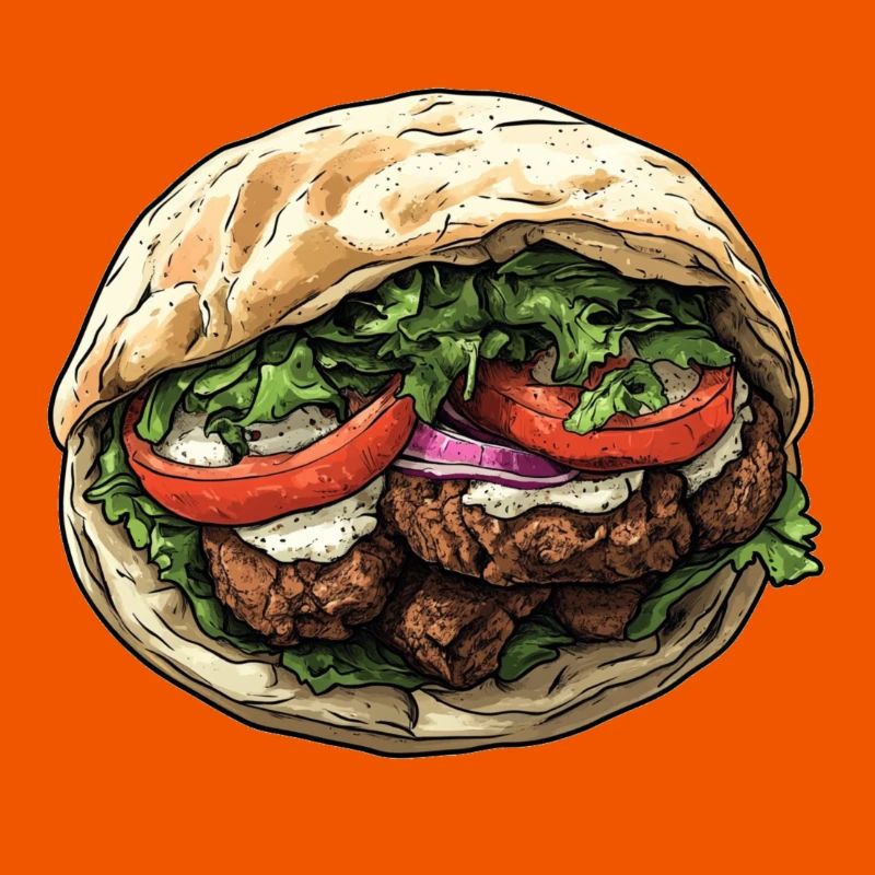 Frisch, lecker, authentisch: Falafel-Wrap
