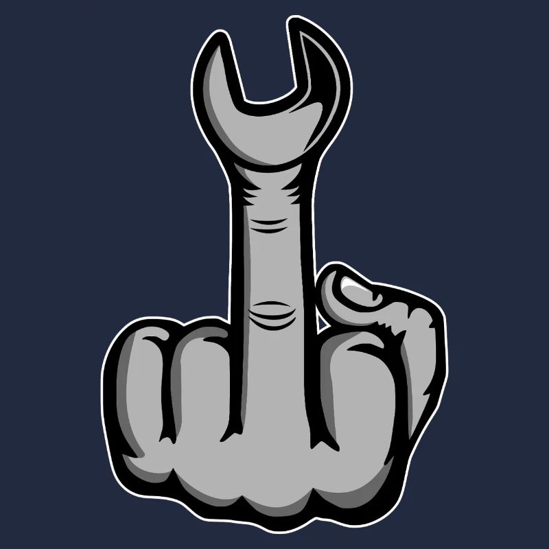 Middle Finger Stinker Finger Wrench