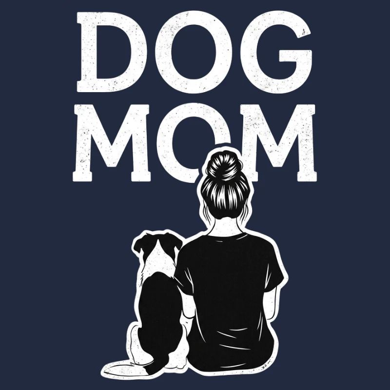 Silhouette de maman de chien