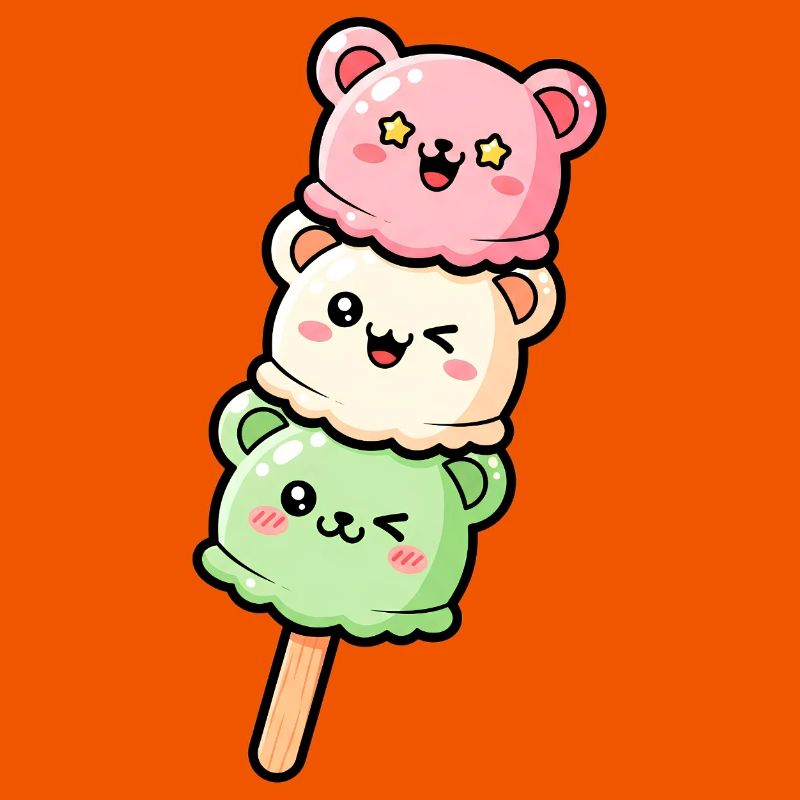 Pastel Kawaii IceCream Stack