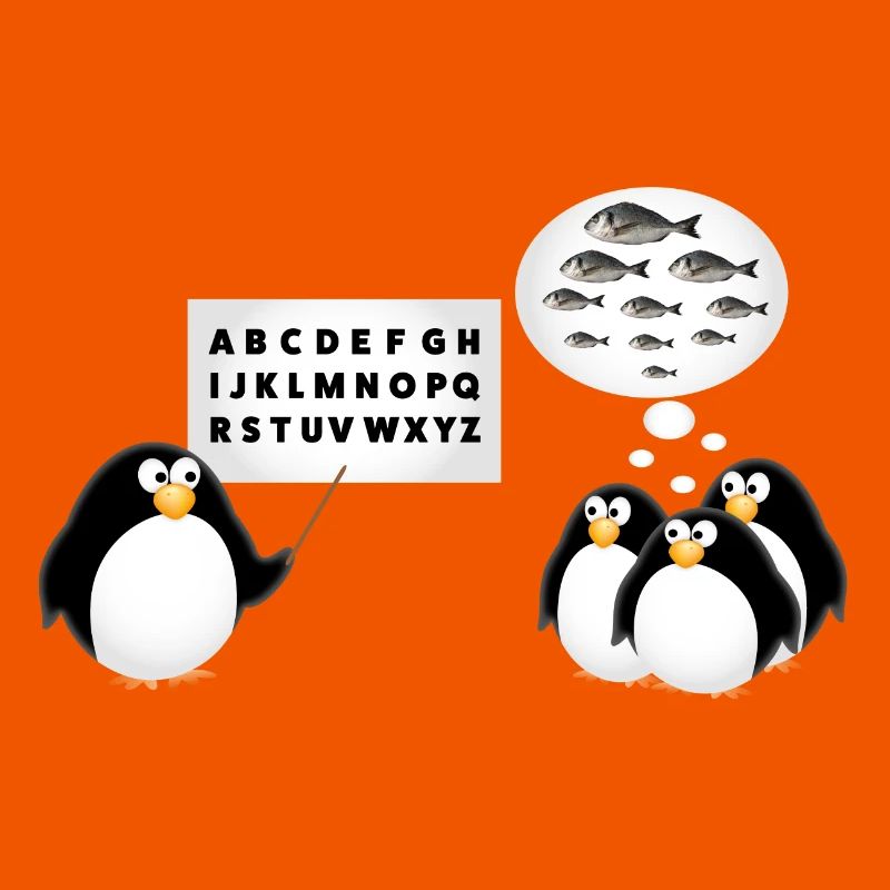 Schule - Pinguin