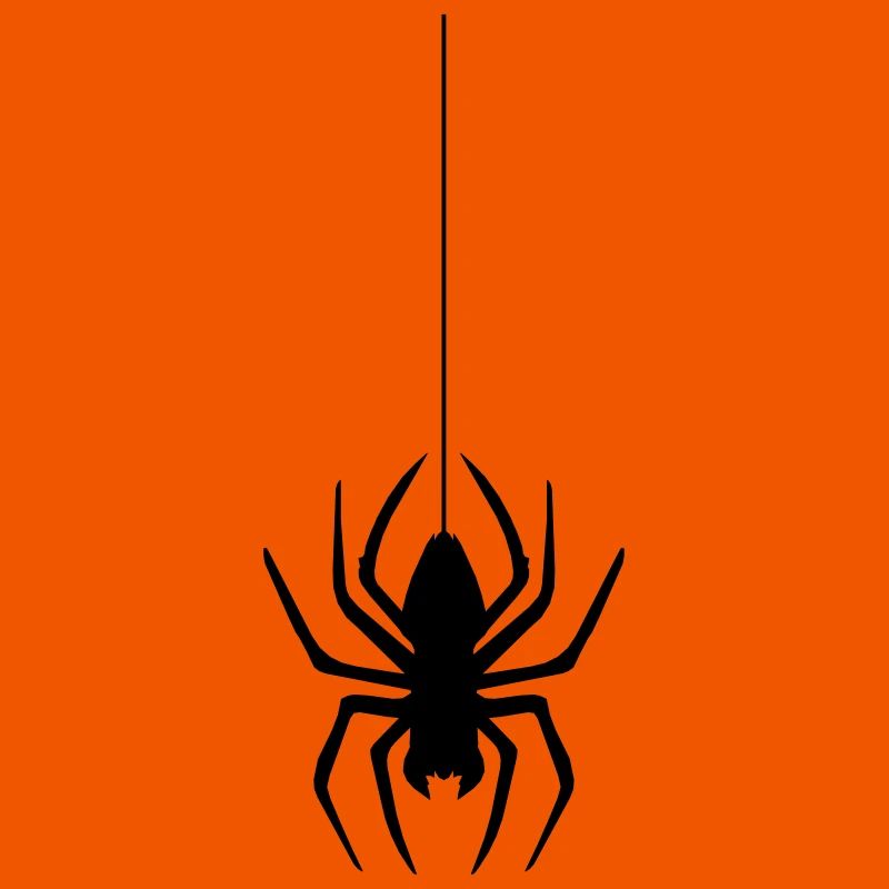 abseil thread spider web spider logo design disgust