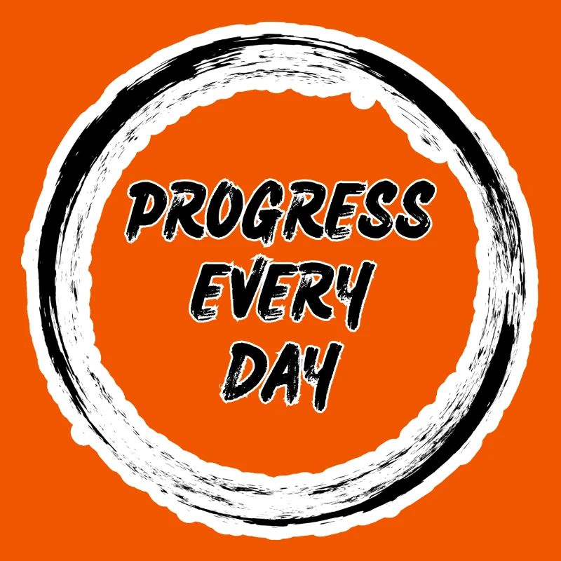 Progress Every Day Zen Circle