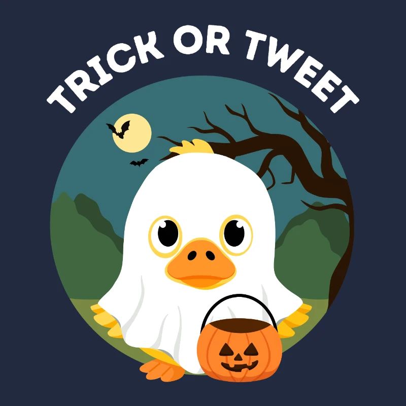 Lustiges Halloween – Süßes oder Tweet Entlein