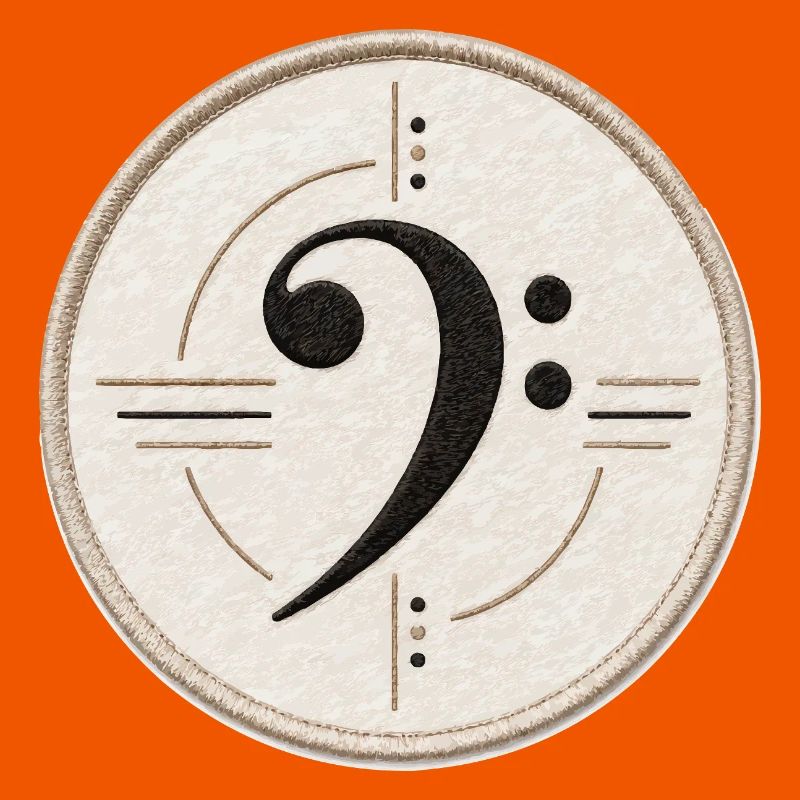 Clé de fa sur le patch