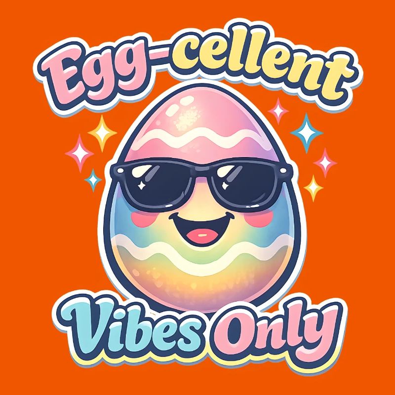 Egg Cellent Vibes Only Easter Easter Egg
