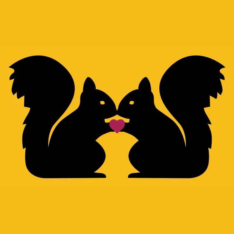 Eichhörnchen Herz Liebe