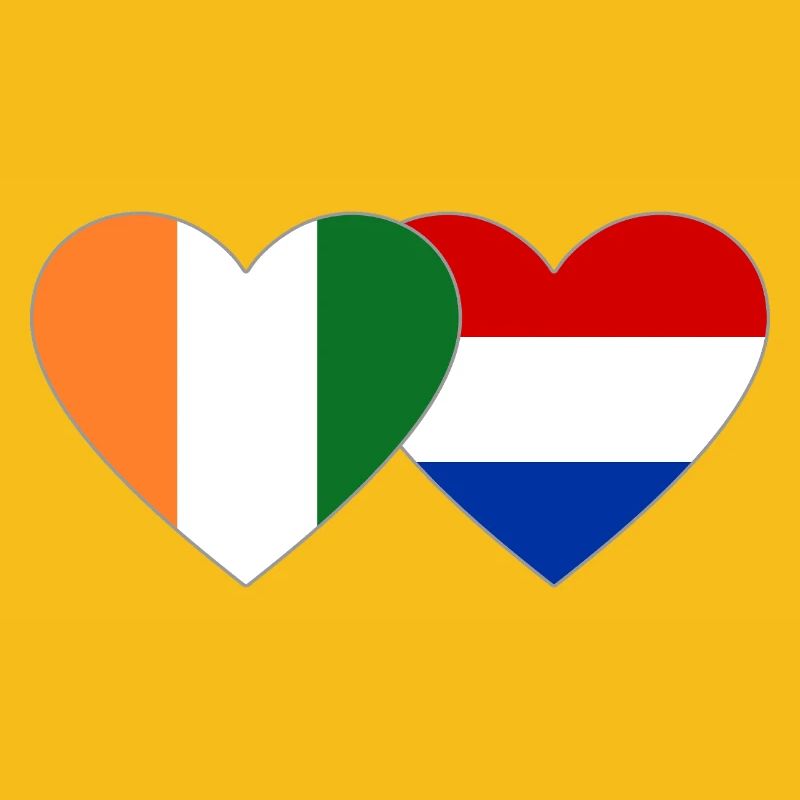 Drapeau de la Côte d’Ivoire des Pays-Bas