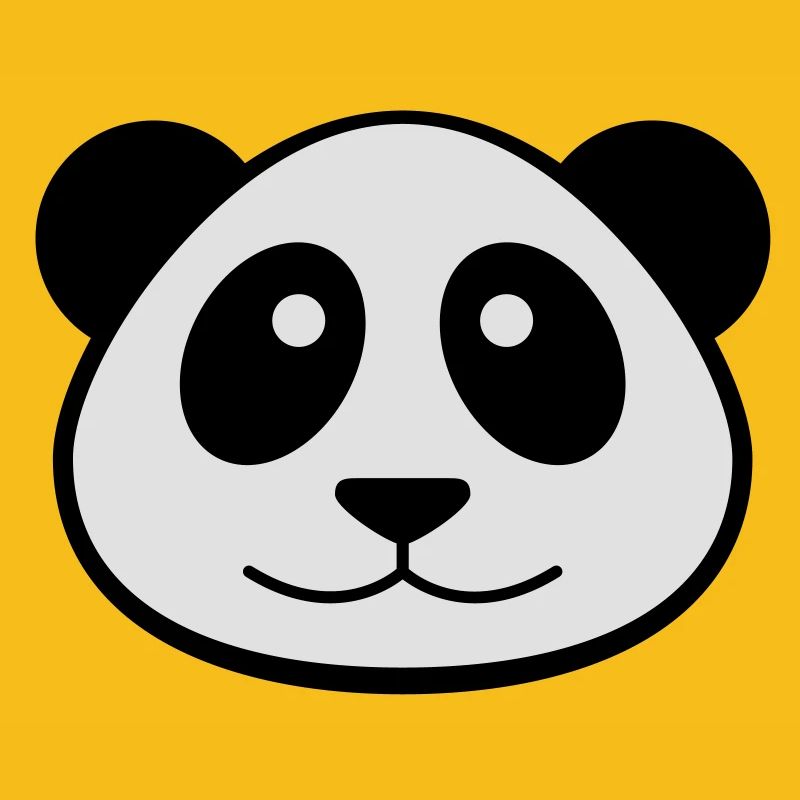 Visage de panda