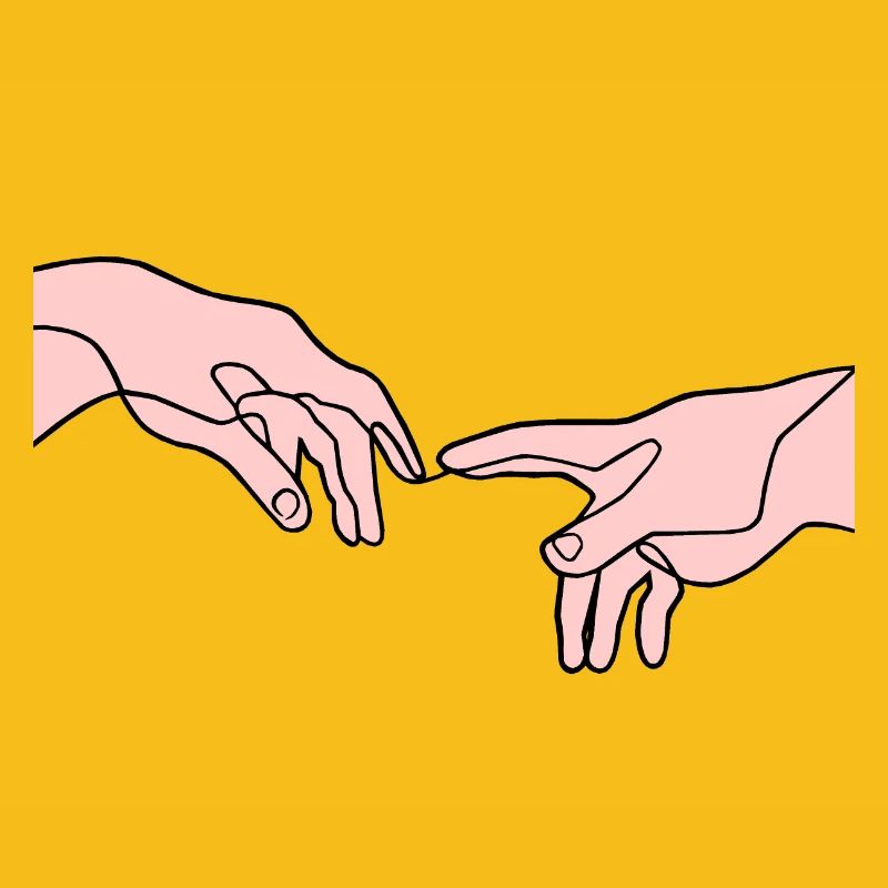 La création des mains d’Adam