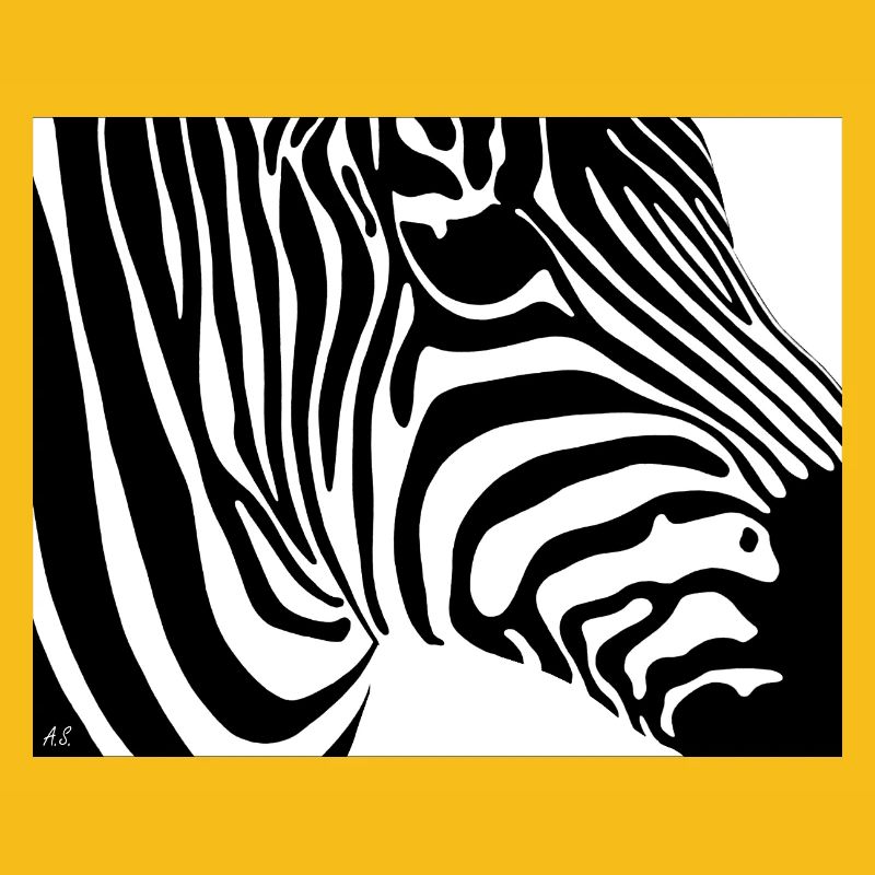 Imprimé zèbre : Rayures contrastées