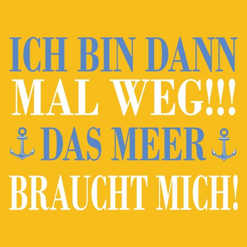 Meeresabend Sinnspruch Design