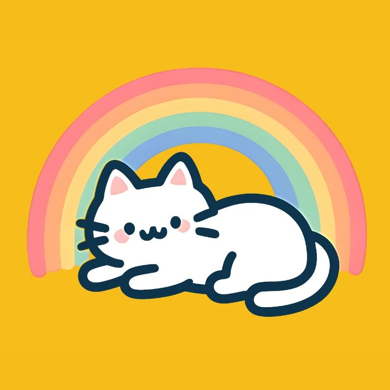 Chat Arc ciel Doux