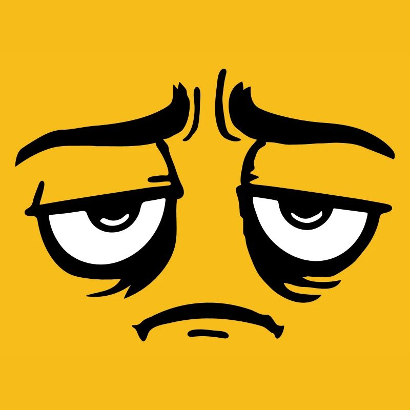 Grumpy sad disappointed face funny