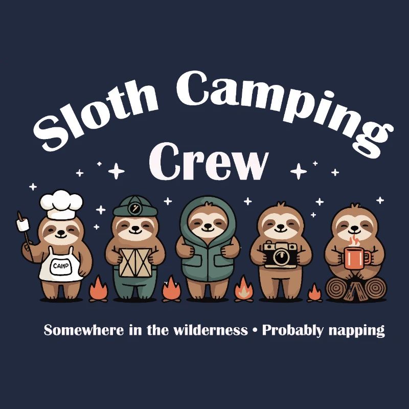 Sloth Camping Crew