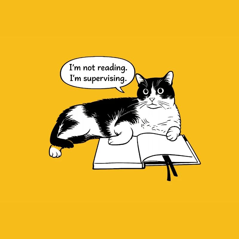 I'm not reading