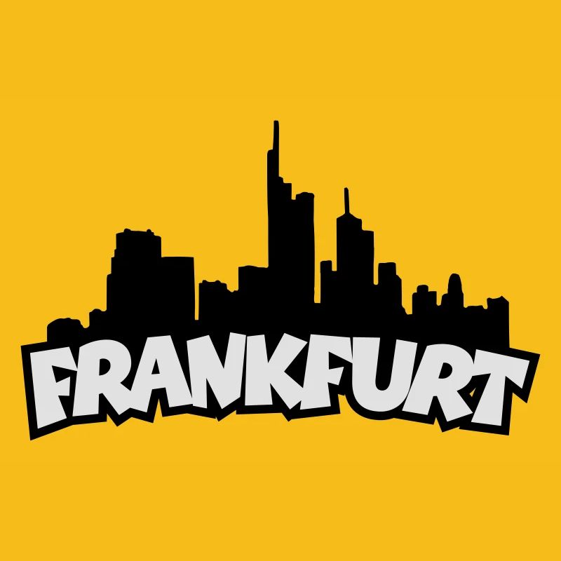 Frankfurt Skyline (Black / White)