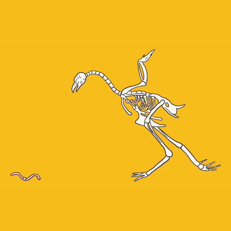 Skeletthenne