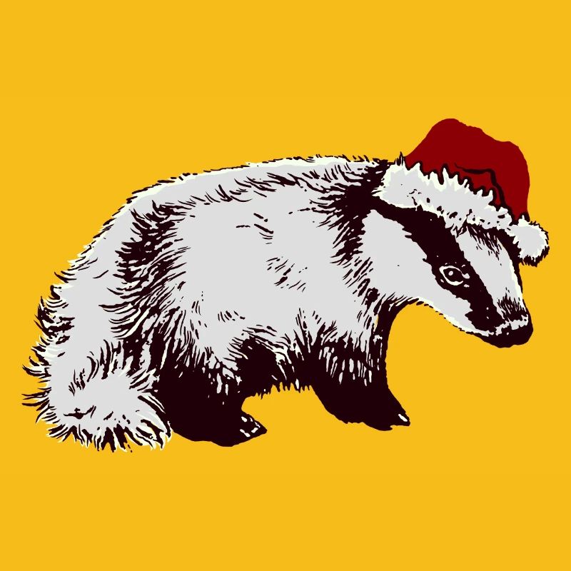CHRISTMAS BADGER