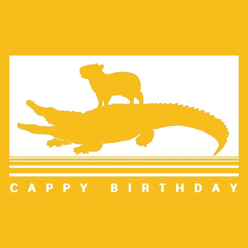 Joyeux anniversaire Capybara Joyeux anniversaire