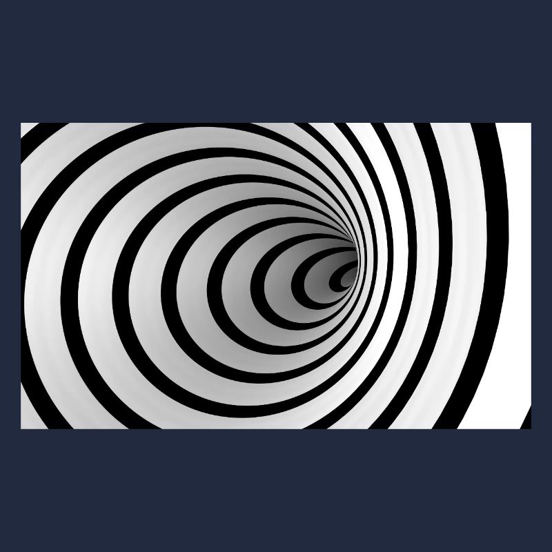 Spirale noire et blanche vortex