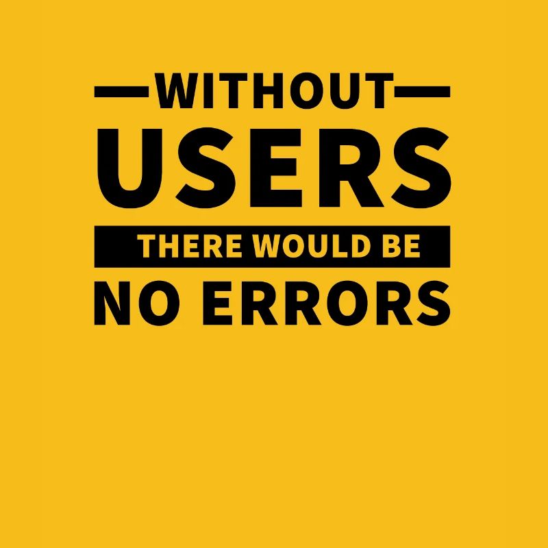 Coder Programmierer User Error Coding