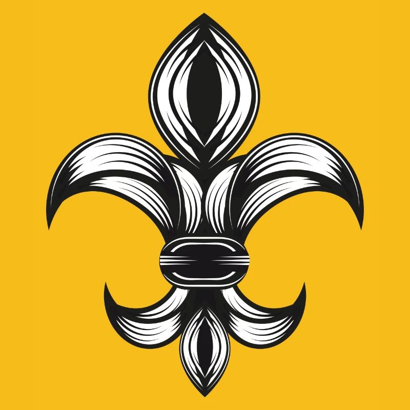 stylized iris - Fleur-de-Lys