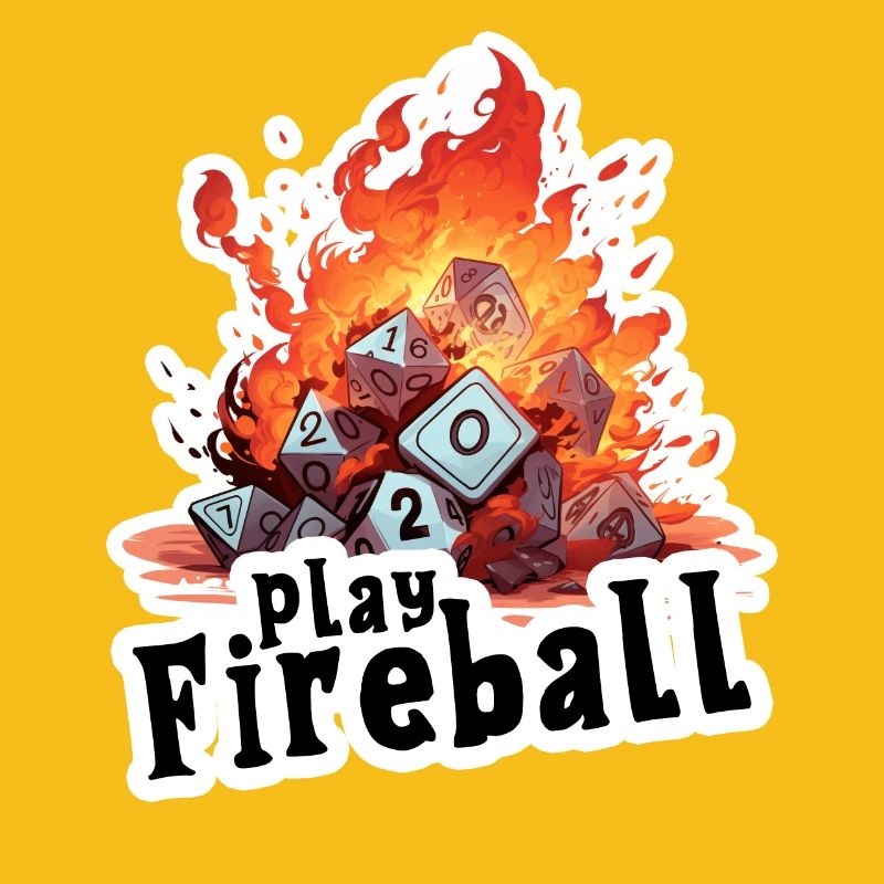 Exaggerated Fireball – Cube Chaos RPG