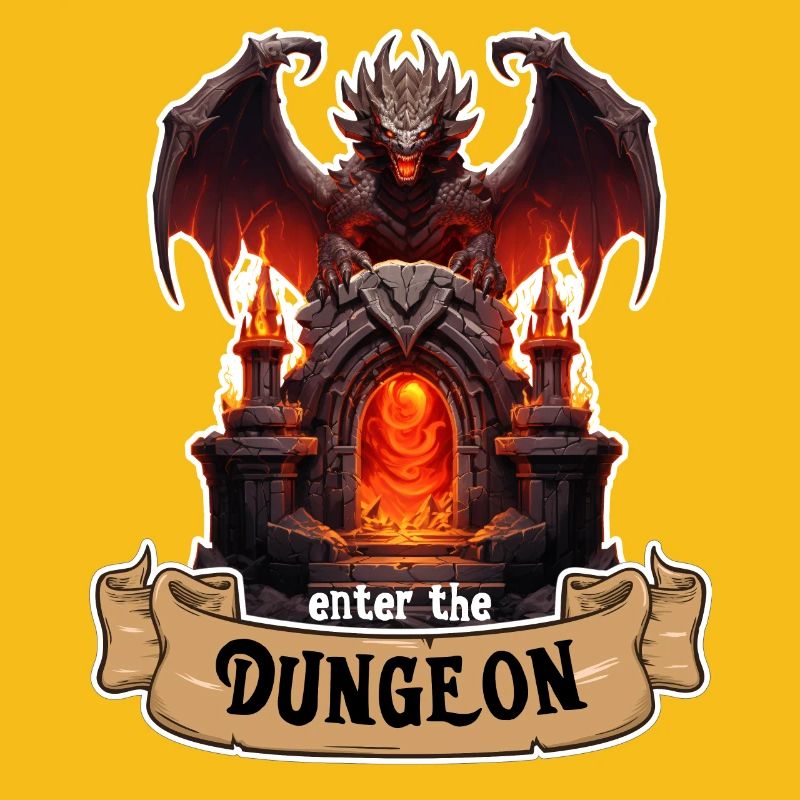 Enter the Dunegon RPG Gate Dragon