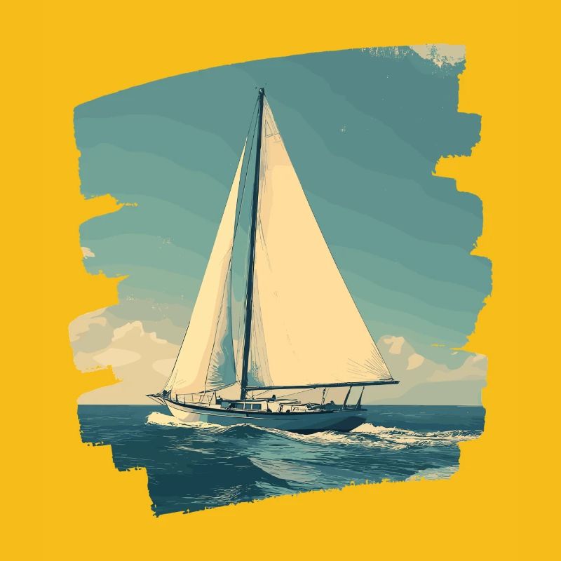 Segelboot Retro