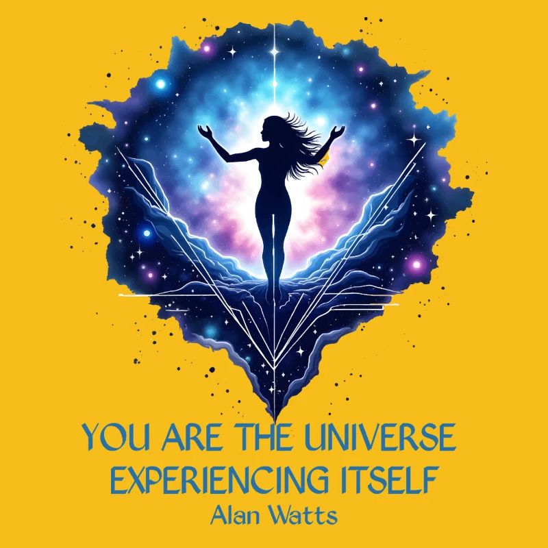 Femme Mystique | Alan Watts Citation Conception