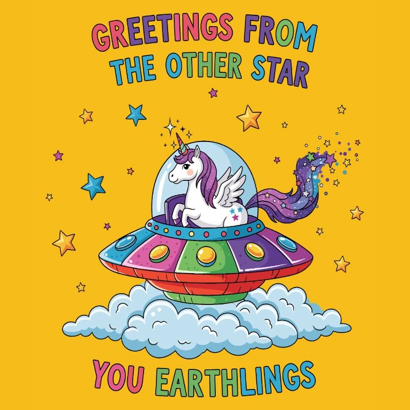 Licorne vue de l’espace